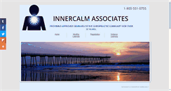 Desktop Screenshot of innercalmassociates.com