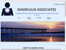 Tablet Screenshot of innercalmassociates.com